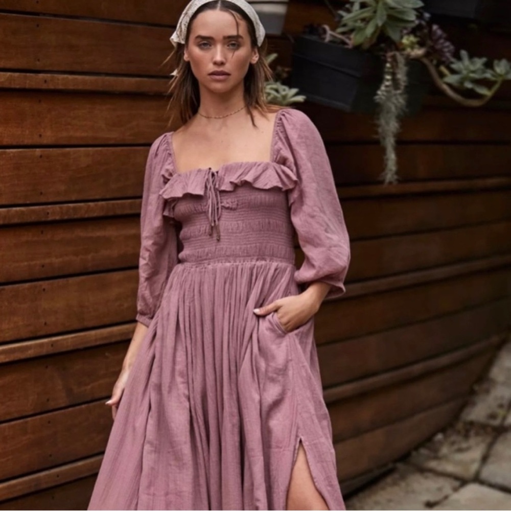 Free People Oasis Midi Dress